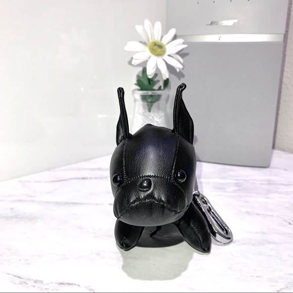 French Bulldog Bag Charm in Black - Picture 3 of 5